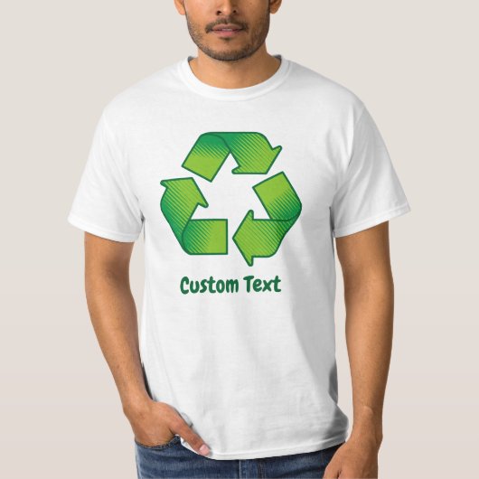 Recyclingsymbool T-shirt (Voorkant)