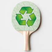 Recyclingsymbool Tafeltennisbatje (Achterkant)