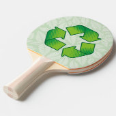 Recyclingsymbool Tafeltennisbatje (Voorkant Gekanteld)