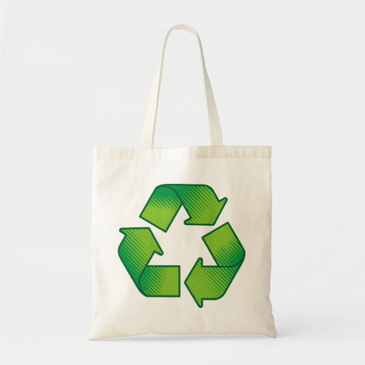 Recyclingsymbool Tote Bag (Voorkant)