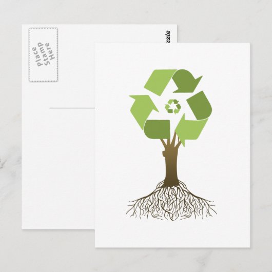 RECYCLINGTREE BRIEFKAART (Voorkant / Achterkant)