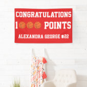 Red 1000 Basketball Career Points Scorer Player Spandoek (Insitu)