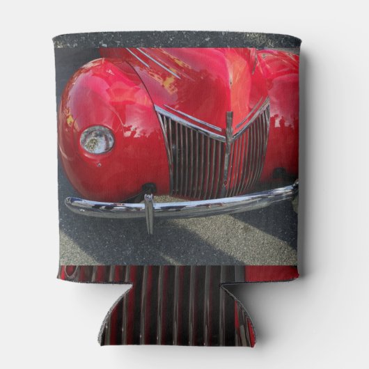 Red  1930s auto blikjeskoeler (Achterkant)