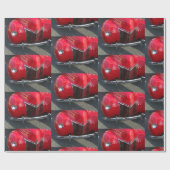 Red  1930s auto op verpakkingspapier cadeaupapier (Vlak)