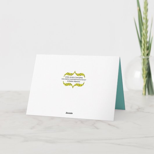 Red 1941 Chevy Coupe Kaart (Achterkant)