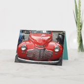 Red 1941 Chevy Coupe Kaart (Voorkant)