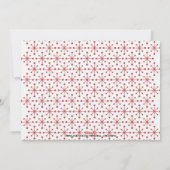  Red 1950's Chevy Merry kerstfeestdag C Feestdagenkaart (Achterkant)