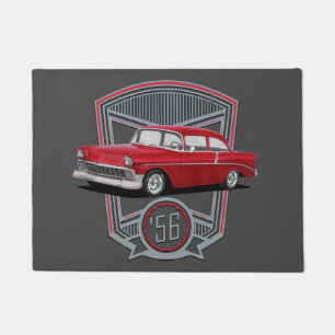 Red 1956 Bel Air Deurmat