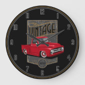  Red 1956 Truck Grote Klok (Voorkant)