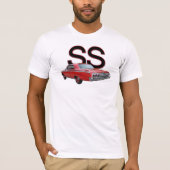 Red 1962 Chevy Impala SS t-shirt (Voorkant)