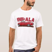 Red 1962 Impala Convertible T-shirt (Voorkant)