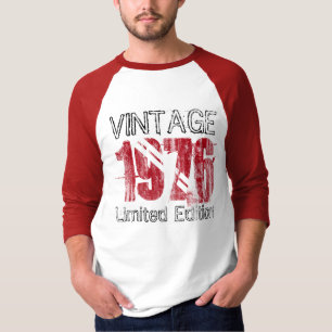 Red 1976 Limited Edition 40th Birthday T-shirt