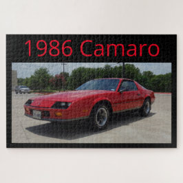 Red 1986 Camaro Puzzle Legpuzzel