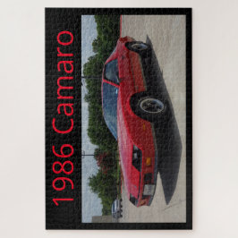 Red 1986 Camaro Puzzle Legpuzzel