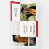 Red 3 Photo Afstuderen Banner (Verticaal)