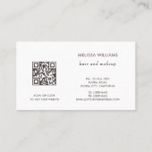 Red 3D Cherry Blossoms Visitekaartje (Achterkant)