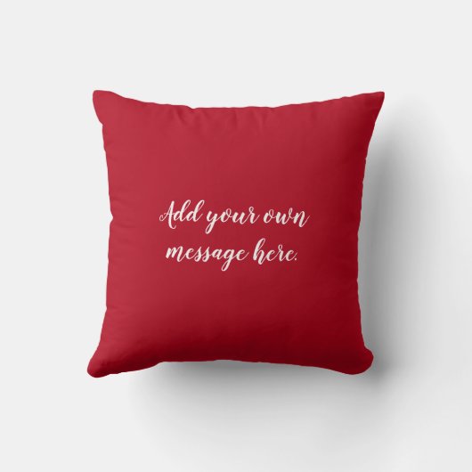 red 40th Ruby trouwdag vrouw olifant Kussen (Achterkant)