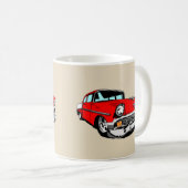 Red '56 Shoebox Koffiemok (Voorkant rechts)