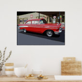 Red '57 Classic 34 x 24 Poster (Keuken)
