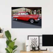 Red '57 Classic 34 x 24 Poster (Thuiskantoor)