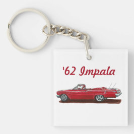 Red '62 Impala Sleutelhanger