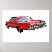 Red '62 Impala SS poster (Voorkant)