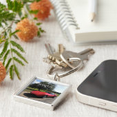 Red '75 Corvette Stingray Sleutelhanger (Zijkant)