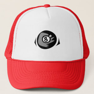 Red 8 ball trucker pet