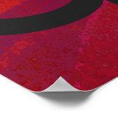 Red 90 Decade Birthday Poster (Hoek)