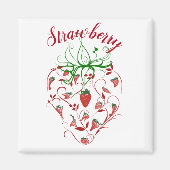 Red aardbery Magnet (Voorkant)