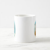 Red Abriot Poodle met Ball Koffiemok (Center)