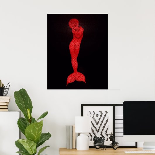 Red Absinthe Poster (Thuiskantoor)