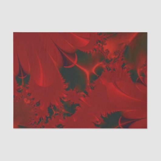 Red Abstract Classy Holiday Tissuepapier (Voorkant)