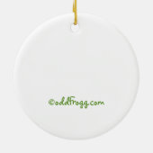 Red Abstract COURAGE Ornament (Achterkant)