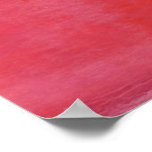 Red Abstract Gellow Fish Splotch Poster (Hoek)