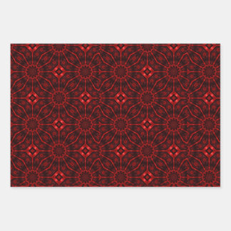Red Abstract  Inpakpapier Vel