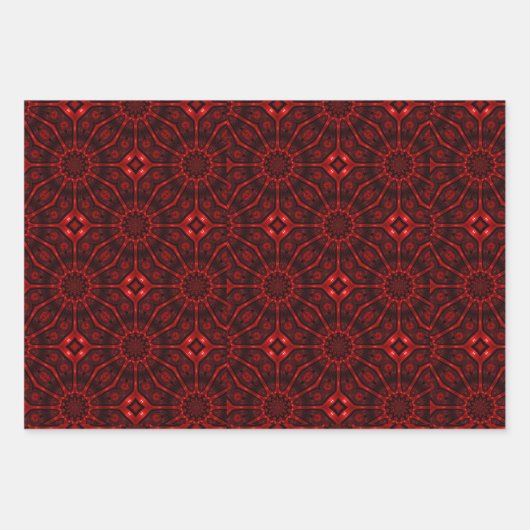 Red Abstract  Inpakpapier Vel (Voorkant)