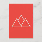 Red Abstract Wallpaper | Bold Minimalist Design Informatiekaartje (Voorkant)