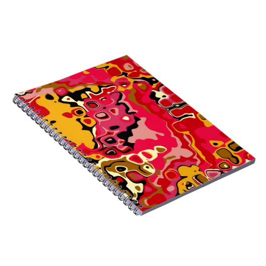 Red ABSTRACTION - Mosaic Notitieboek (Rechterzijde)