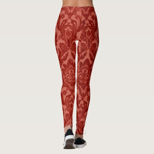 Red Acanthus Leggings (Achterkant)