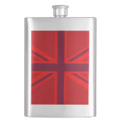 Red Accent Union Jack Design Flacon (Voorkant)