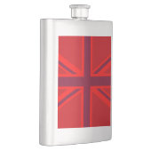 Red Accent Union Jack Design Flacon (Rechts)