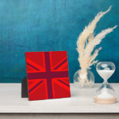 Red Accent Union Jack Design Fotoplaat (Insitu)