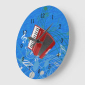 Red Accordion op muzieknoten Grote Klok (Hoek)