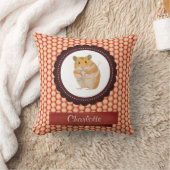 Red Add Jouw naam Hamster Kussen (Deken)