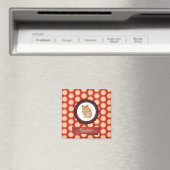 Red Add Jouw naam Hamster Magneet (Insitu (Vaatwasser))