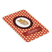 Red Add Jouw naam Hamster Magneet (Rechterzijde)