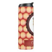 Red Add Jouw naam Hamster Thermosbeker (Gedraaid links)