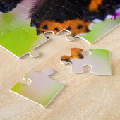 Red Admiraal Butterfly Jigzaag puzzel (Zijkant)