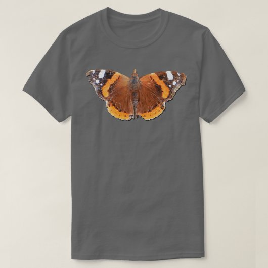 Red Admiral Butterfly 5 T-shirt (Design voorkant)